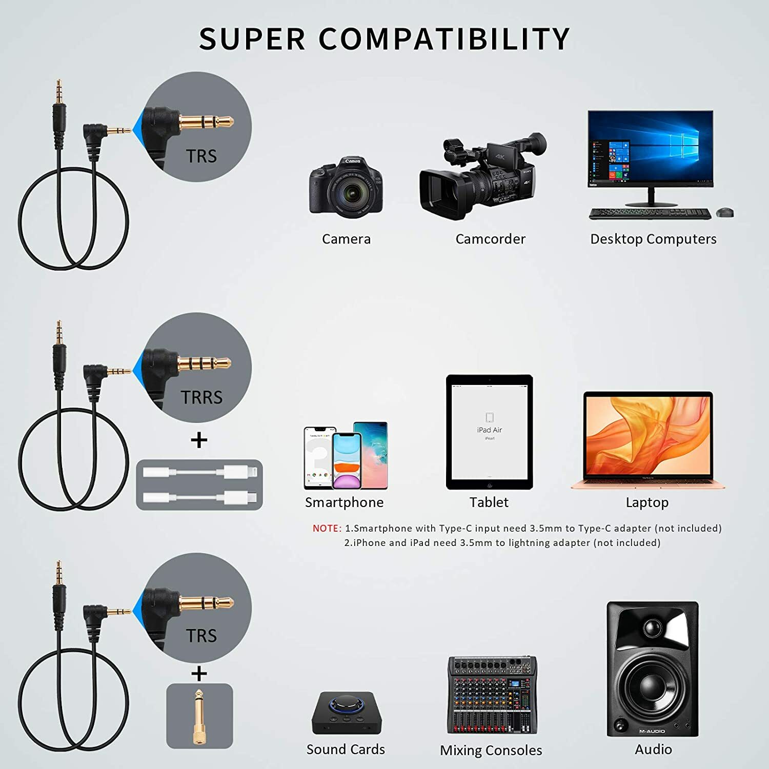 Pixel UHF Wireless Lavalier Microphone System for Smartphone Laptop DSLR Camera