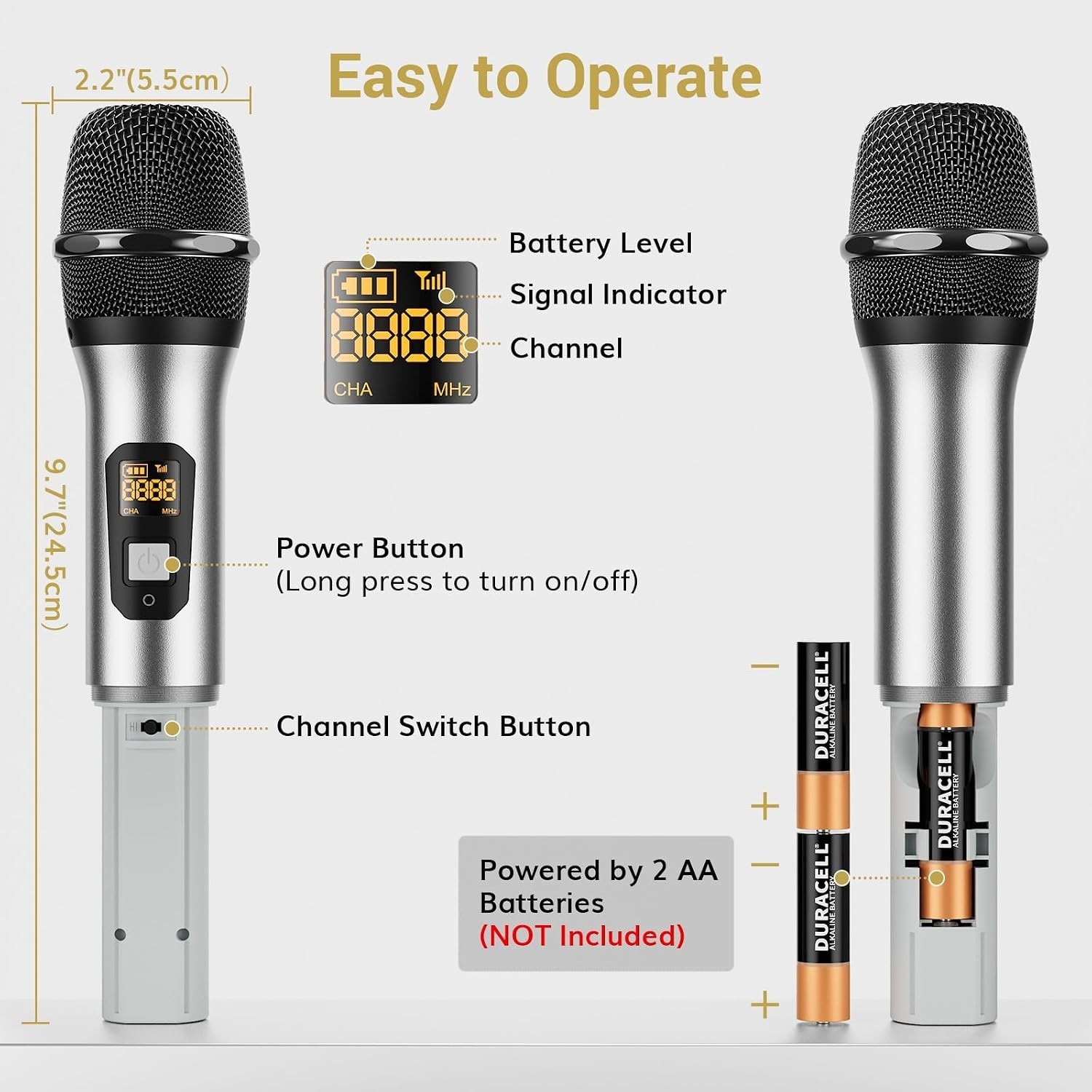 Professional Wireless Microphones System