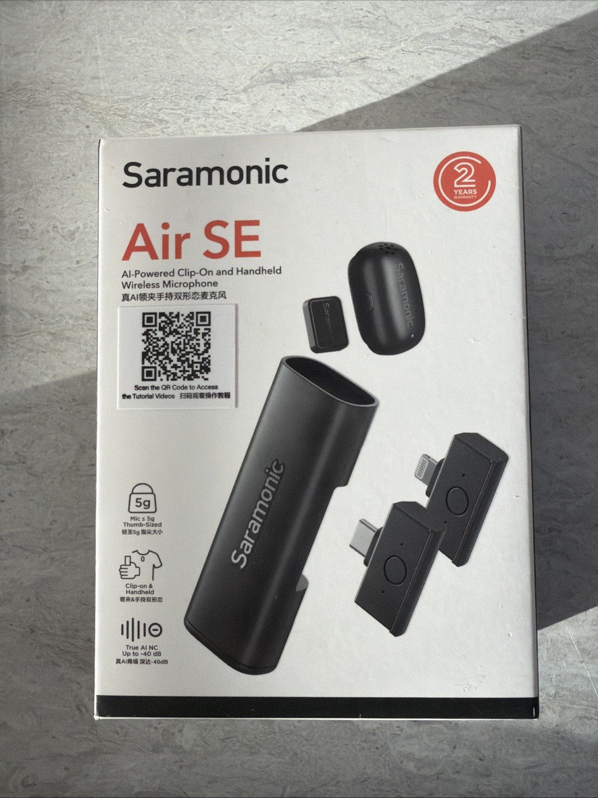Saramonic Air SE Al-Powered Clip-on Wireless Microphone System