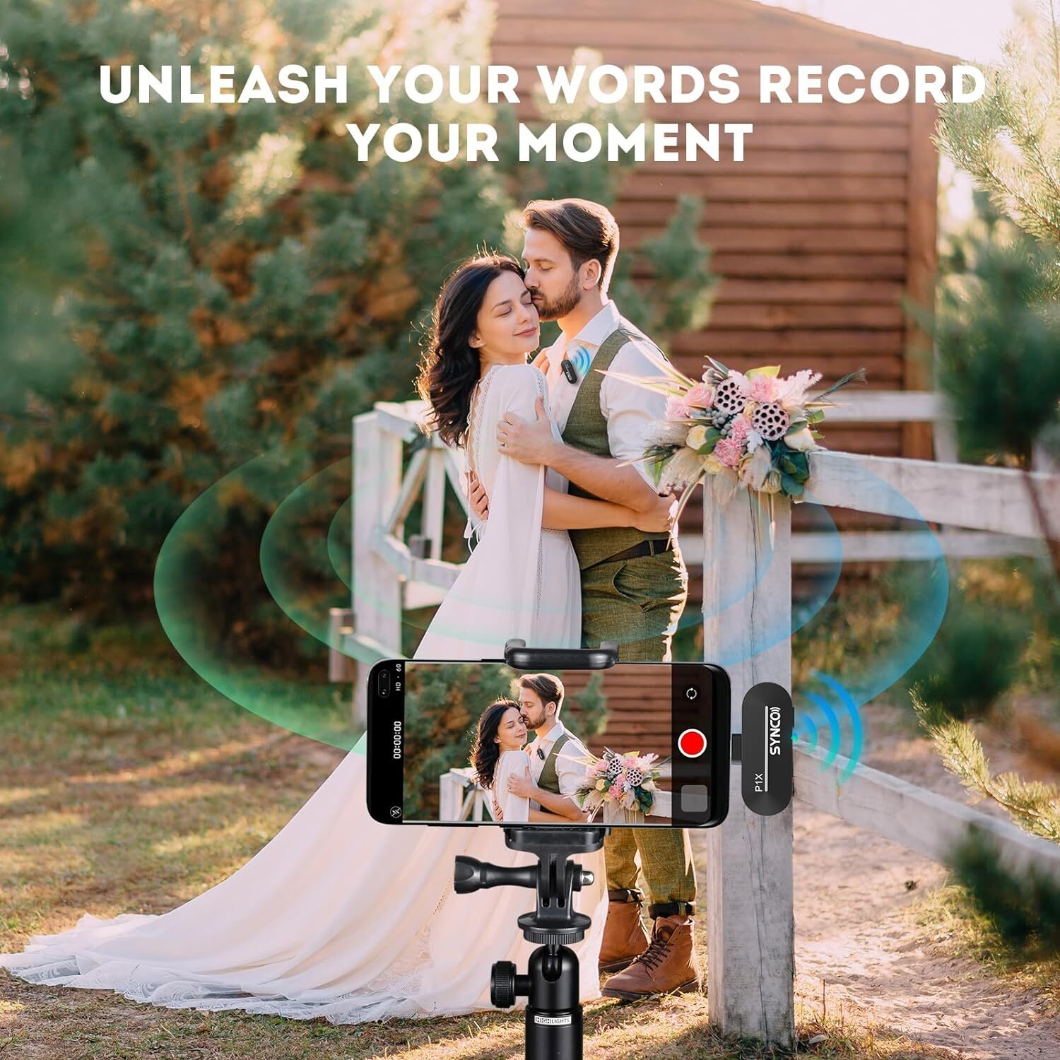 SYNCO P1X Wireless Lavalier Microphone for Tiktok YouTube Streaming Vlog