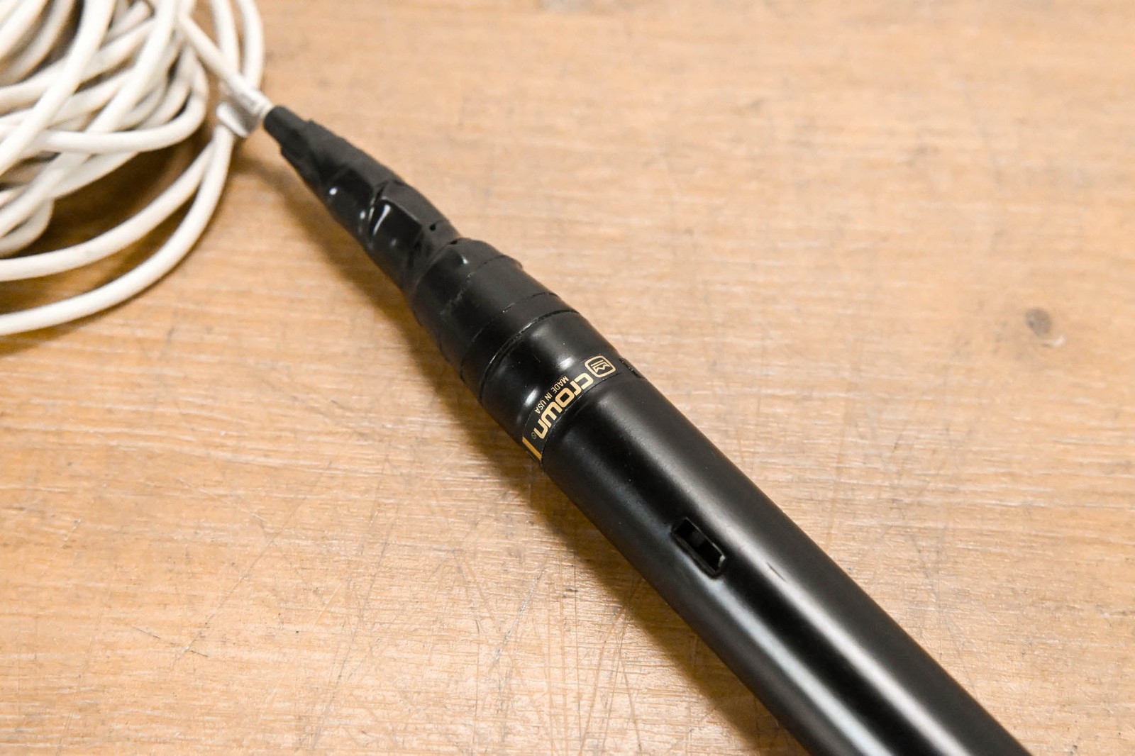 Crown CM-31W Mini Supercardioid Condenser Hanging Mic w/ Inline Preamp CG011AH