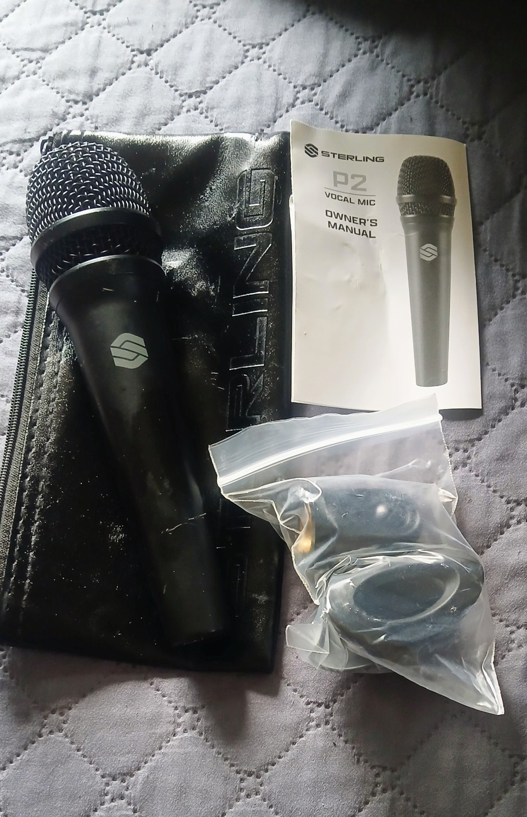 Sterling Audio Dynamic Microphone Black XLR 3 Pin Wired