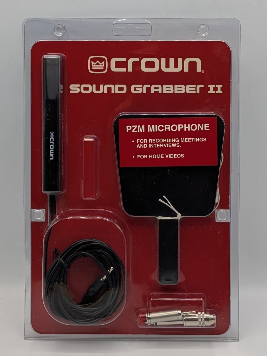 Crown Sound Grabber II PZM Microphone NOS