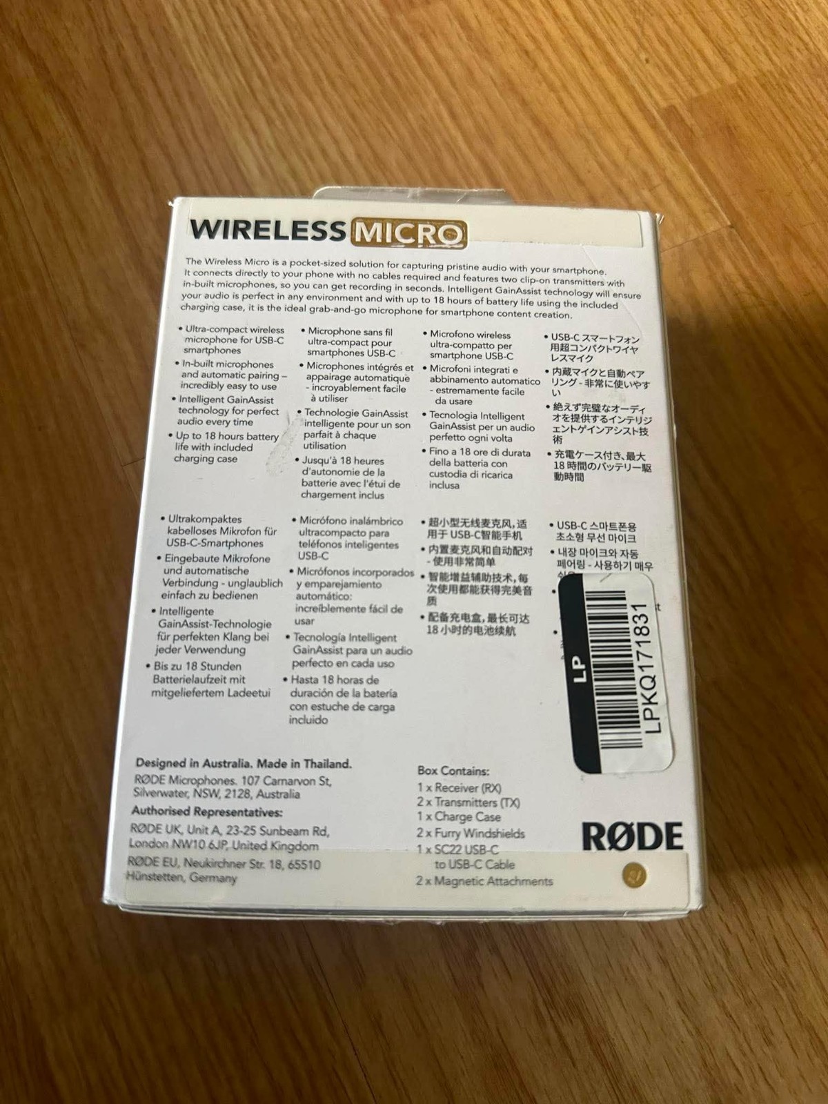 Rode Wireless Micro Ultra-Compact Microphone with USB-C