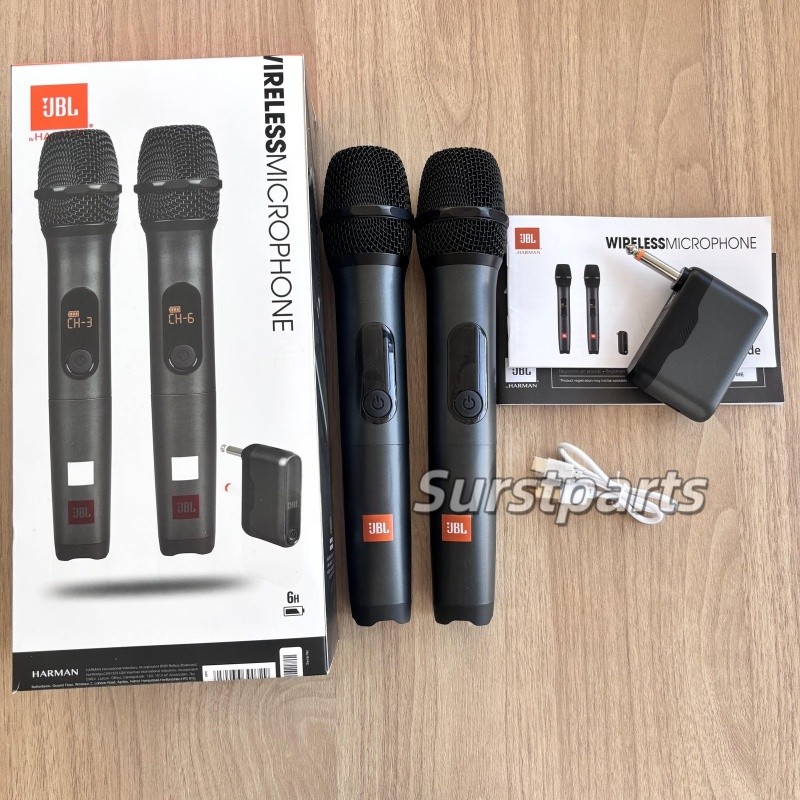 WIRELESSMICAM 2 Wireless Dynamic Microphones with Receiver New US stock