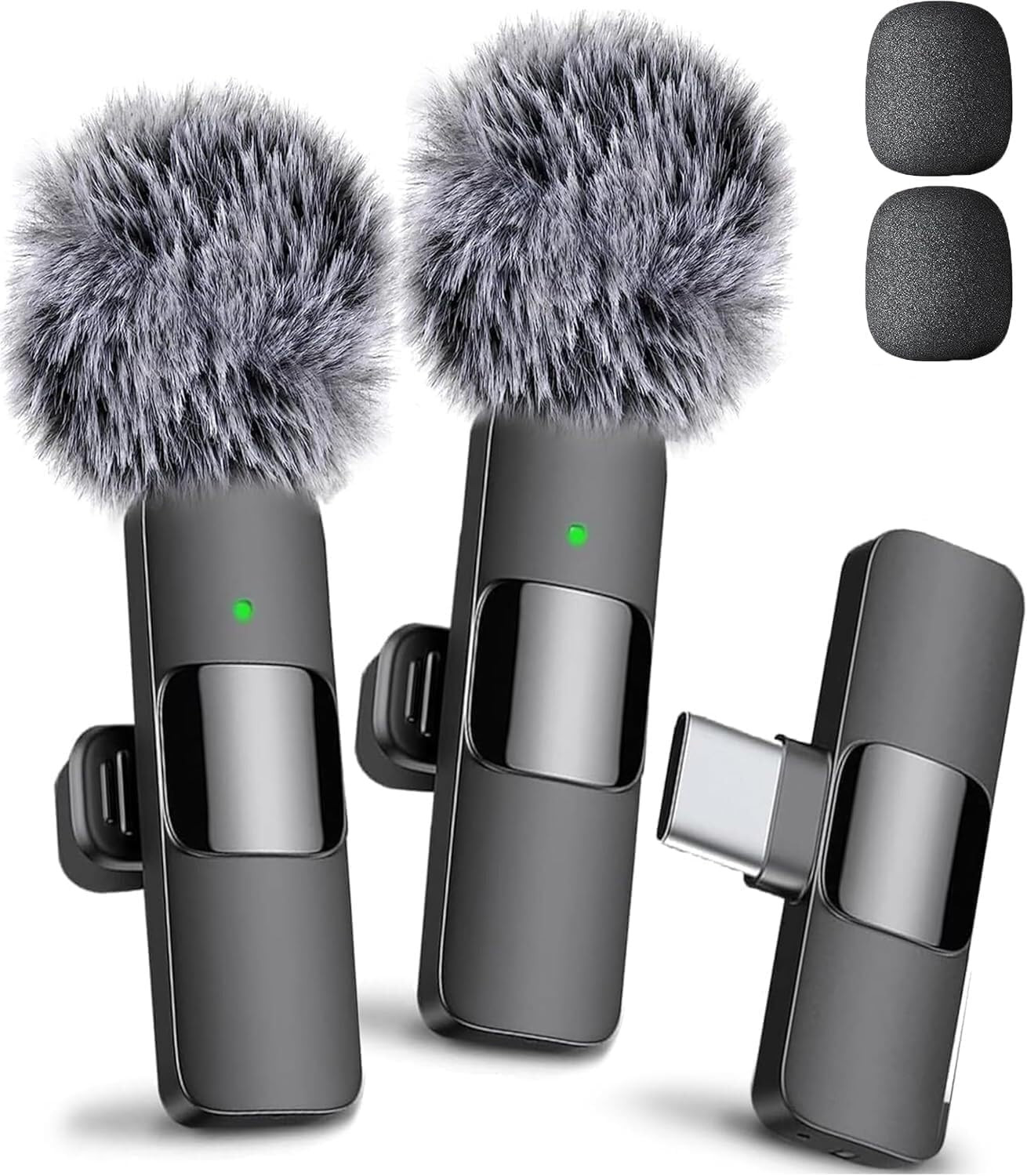 (Latest Model) – #1 Microphone for Iphone & Android, Wireless Mini Microphone, C