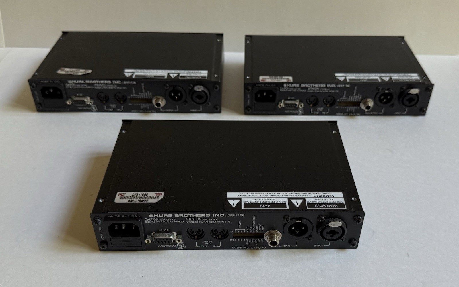 Lot Of Shure And Crown Audio Equipment DFR11EQ• UT1• UT4• Prologue 14L• +++
