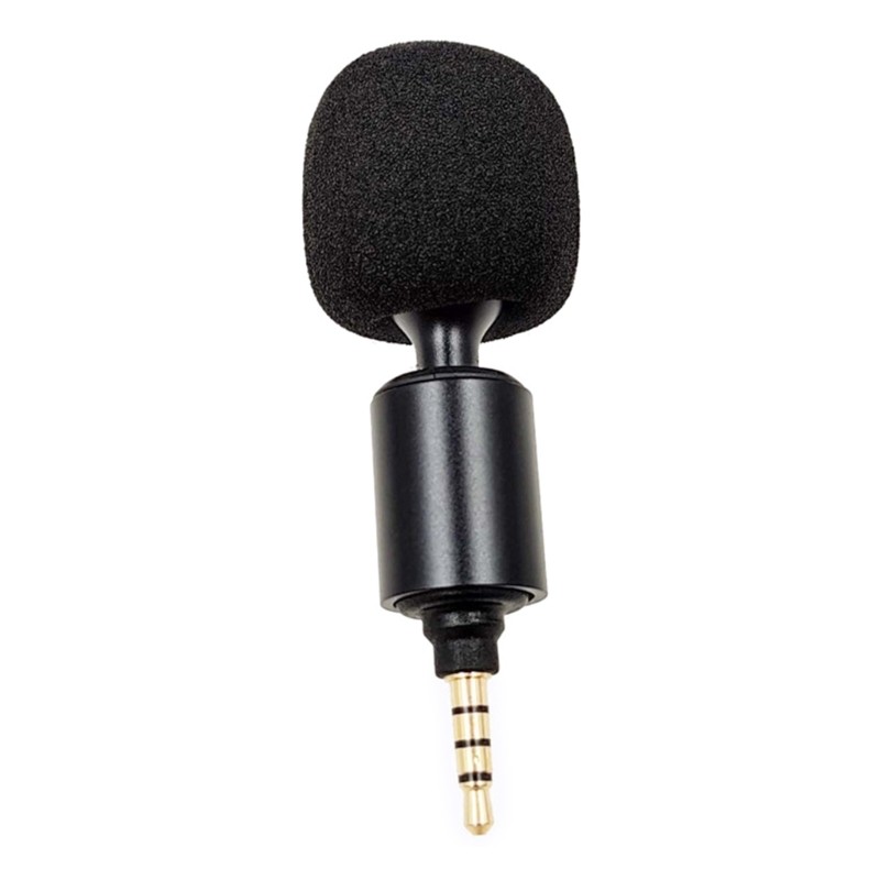 4 Pole / 3 Pole / TYPE C Metal Mini 3.5mm Microphone for Mobile Phone Computer