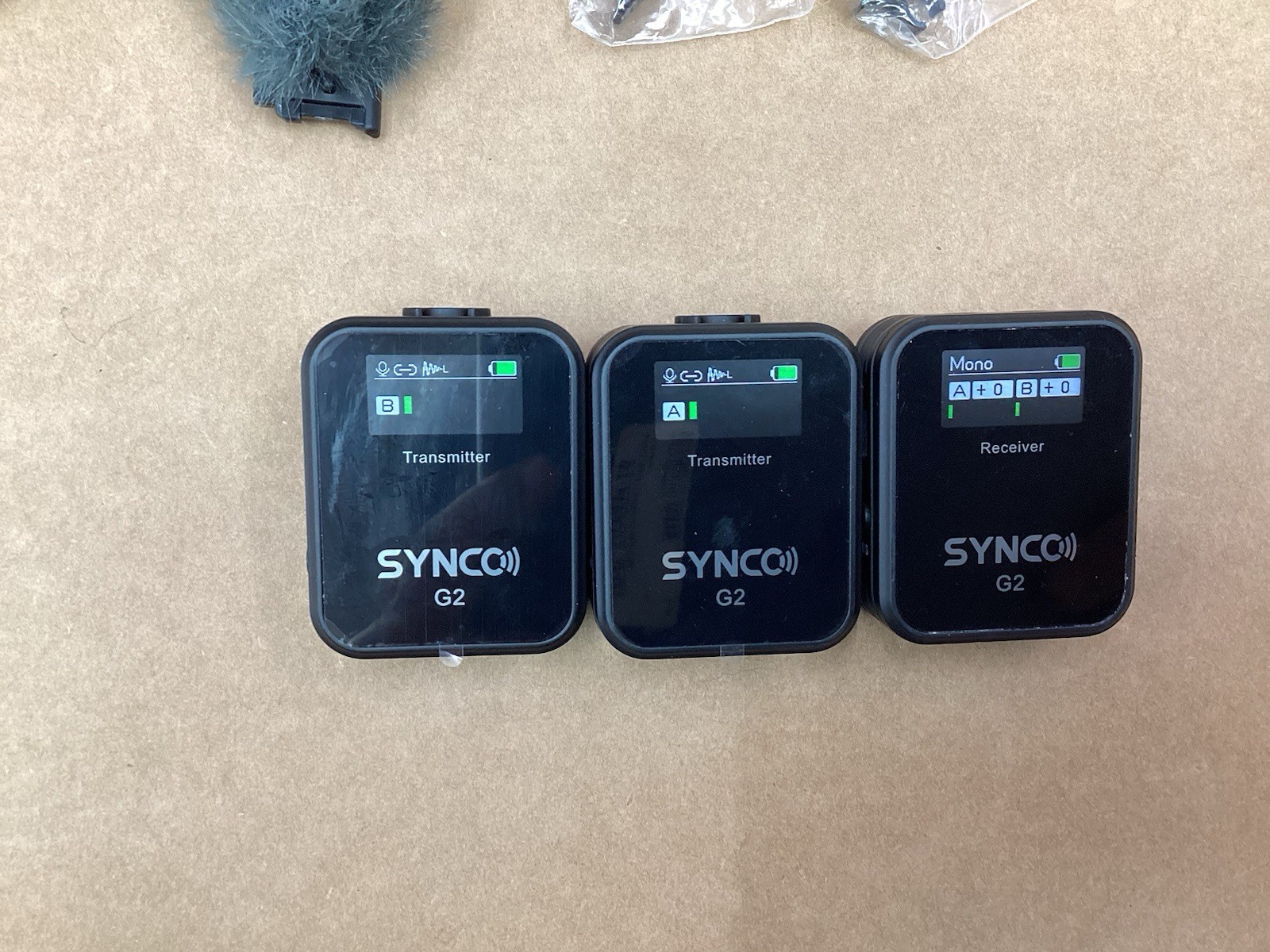 SYNCO Wireless Lavalier Microphone 2.4G Dual Transmitter G2A2 – Black