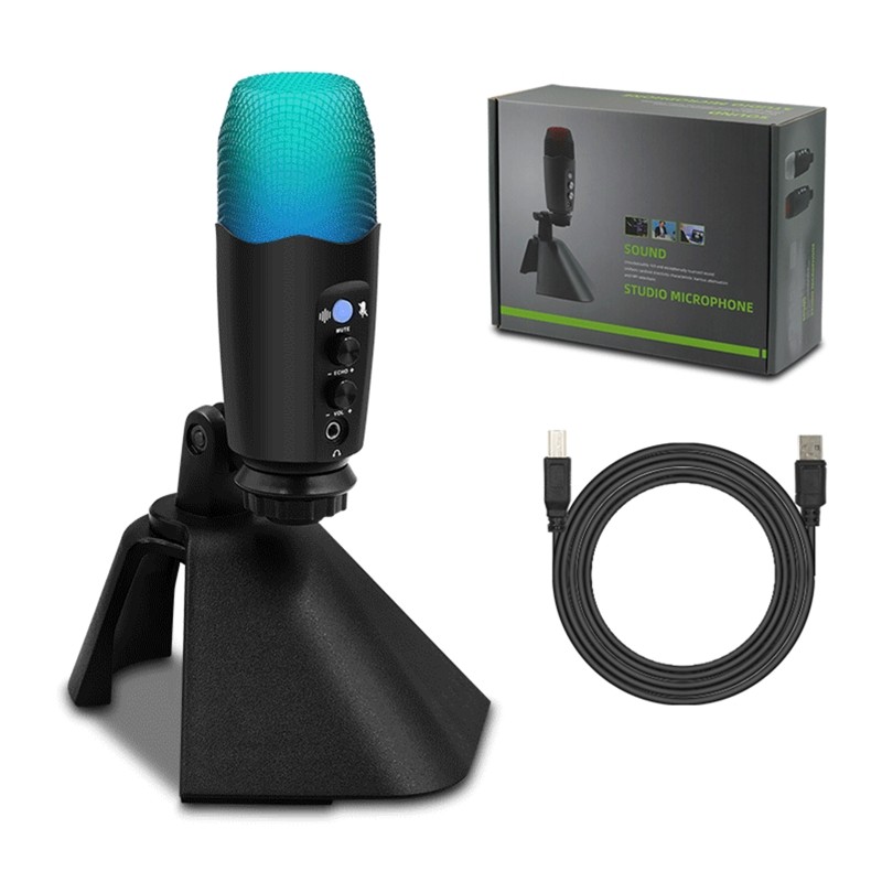 Outdoor Laptop Microphone Video Plug and for Play Desktop Omnidirection