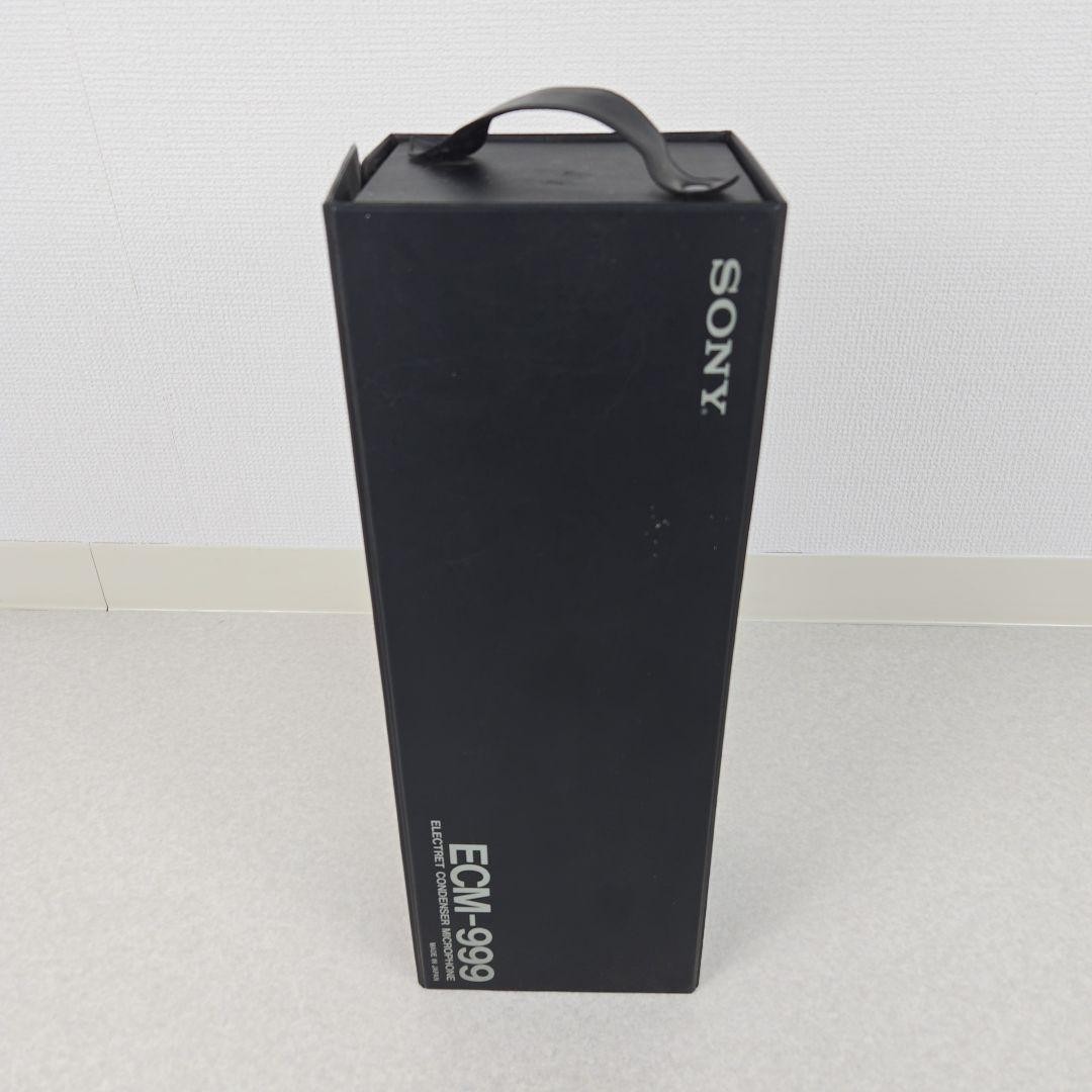 Sony ECM-999 Electret Condenser Microphone Mid-Side Stereo Battery Powered Good