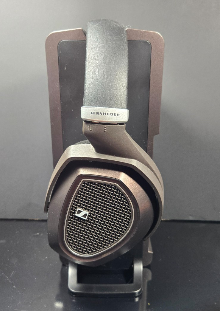 Sennheiser RS 185 Wireless Transmitter Stand / Charger Headphones Tested Working