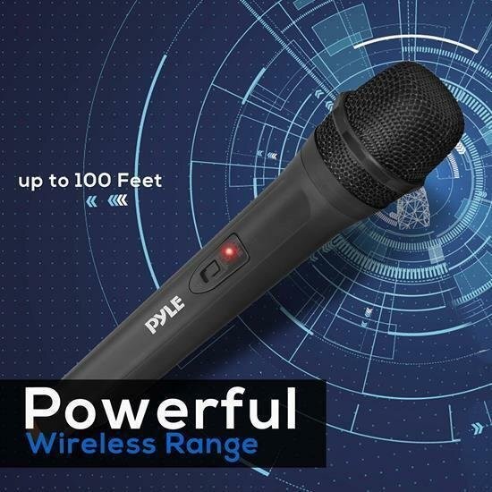 PYLE-PRO PDWM91 Professional VHF Handheld Microphone system w/Adapter Receiver
