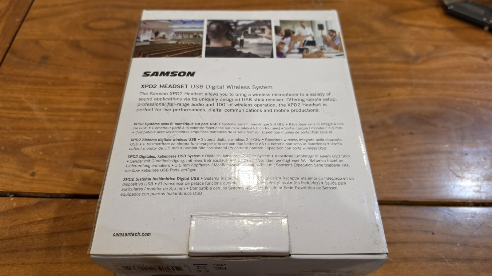 Samson XPD2 Headset Wireless USB Digital System w/ Bodypack Transmitter