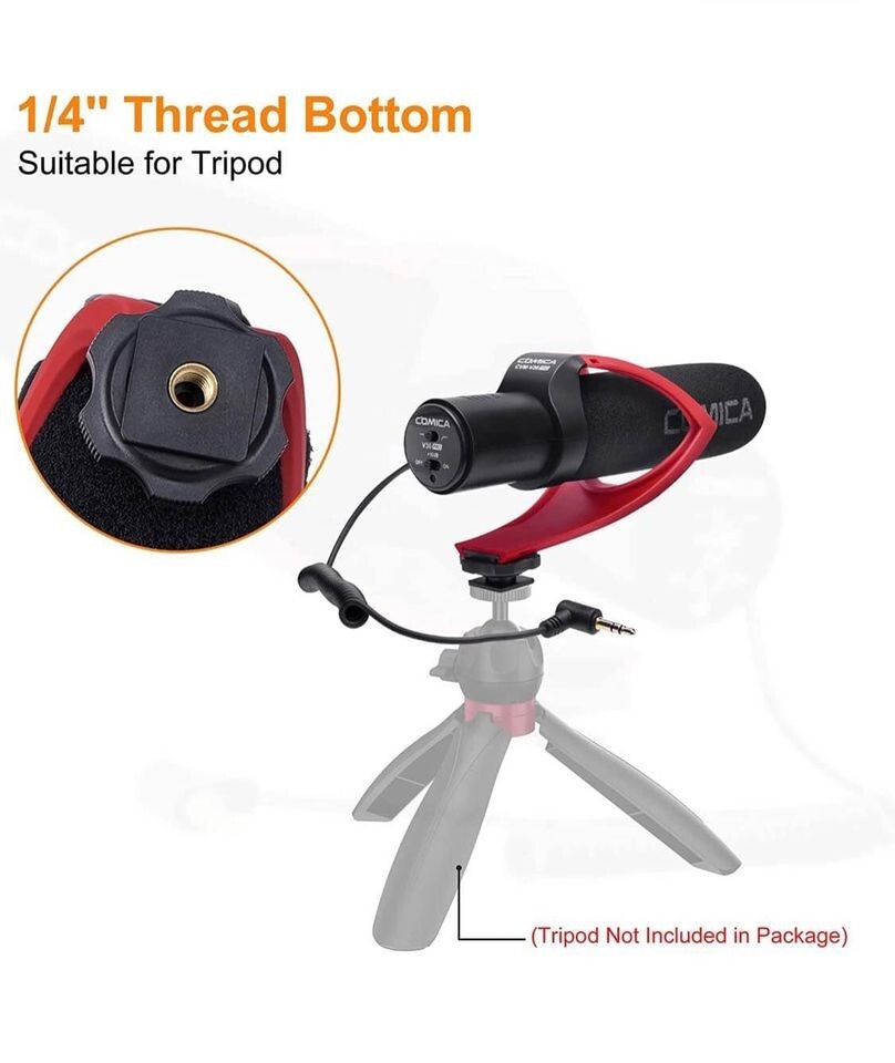 COMICA CVM-V30 PRO Camera Microphone Ultra Ultra Cardioid Directional Condenser