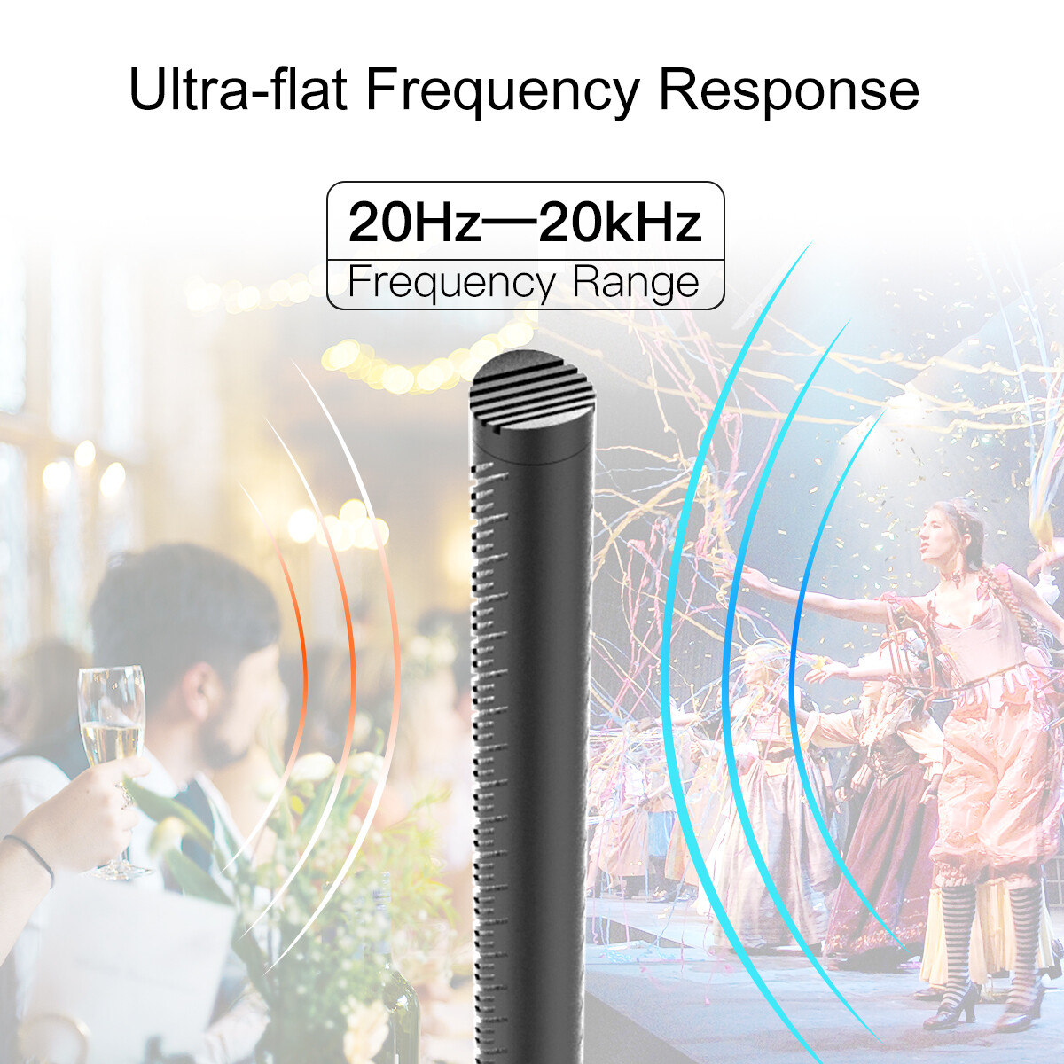 Shotgun Microphone, SYNCO-Mic-D2-Hyper-Cardioid-Directional-Condenser-Mic XLR