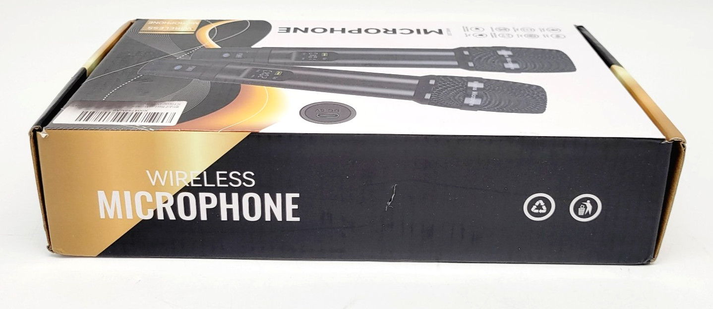 Plug And Play Wireless Microphone System Long Range Hi Fi Sound For Speaker PA