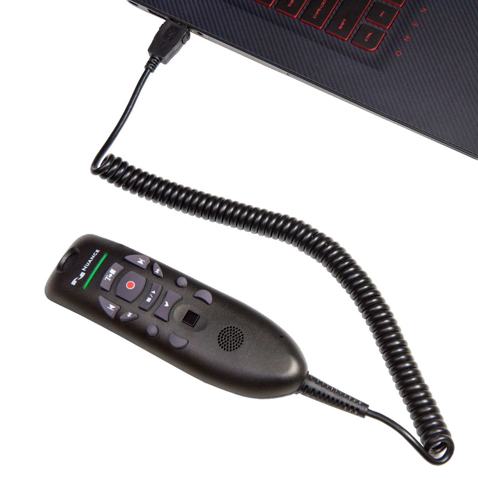 PowerMic III Microphone with 5.5′ Curly Cable | Easy Install, Tangle-Free, Screw