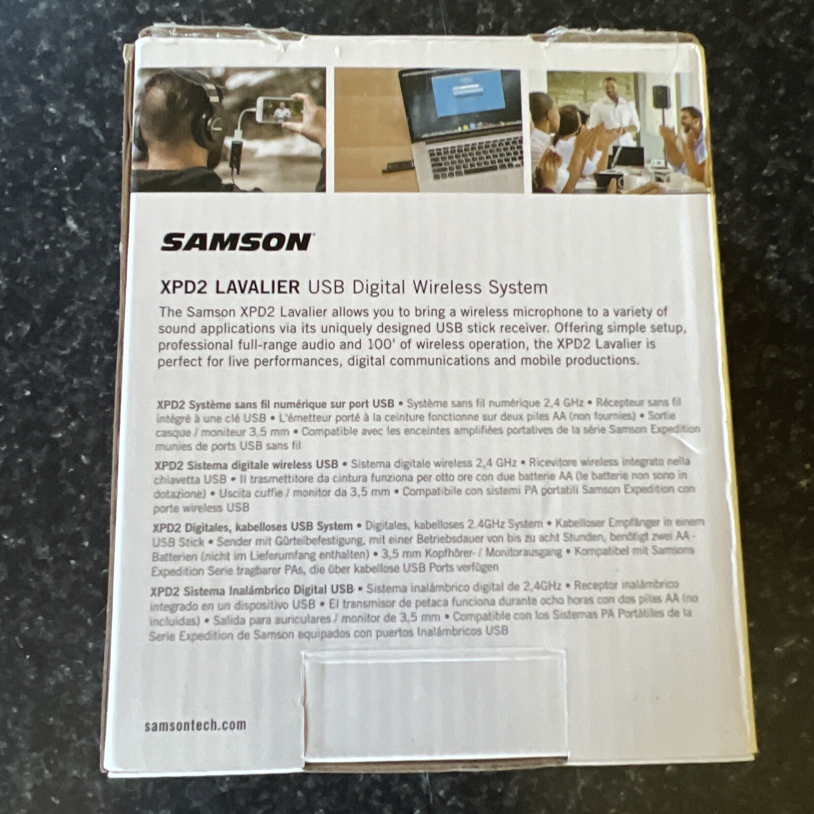 Samson XPD2 LAVALIER USB Digital Wireless System