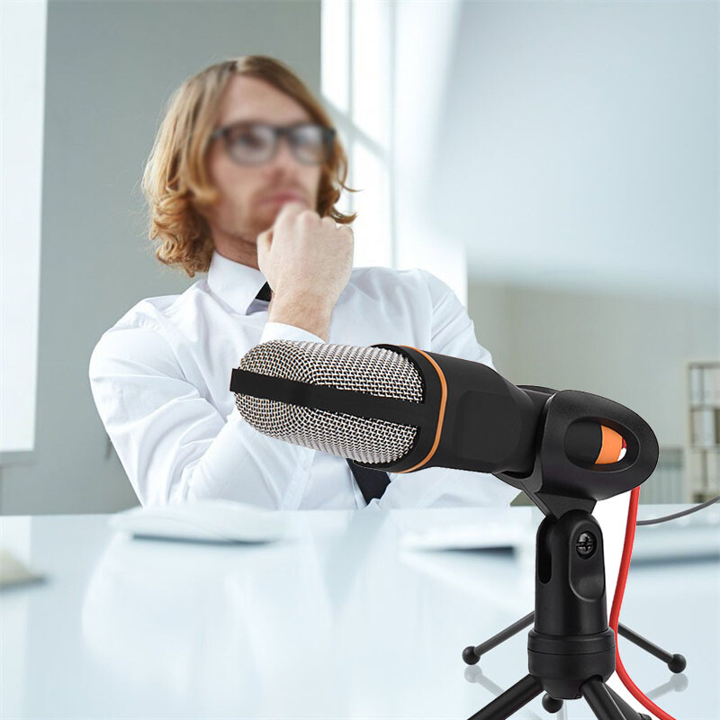 Microphone Professional Mic Desktop Stand Tropid Live Online Stream Music Sing