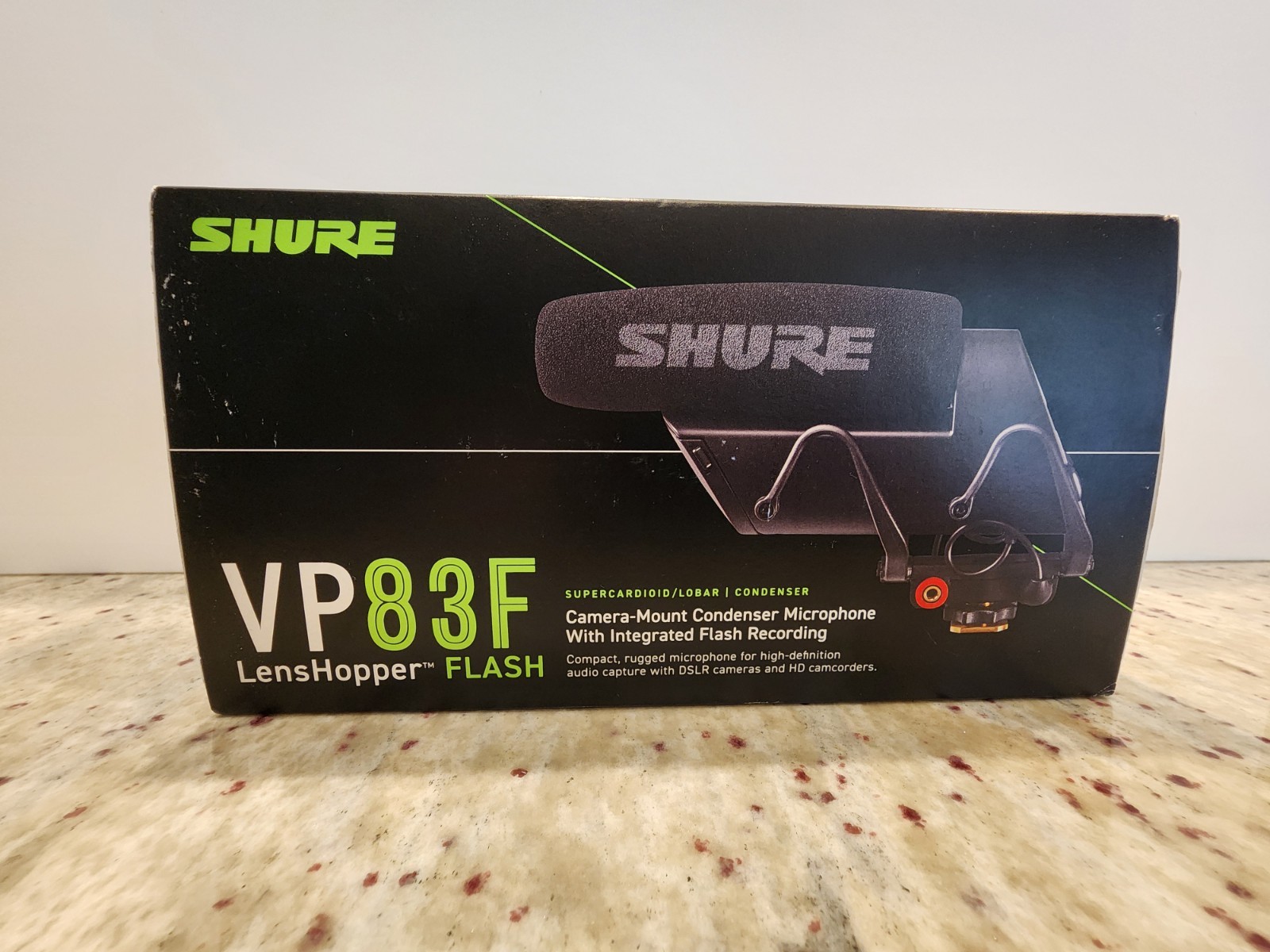 Shure VP83F LensHopper Camera-Mount Microphone with Integrated Flash Recording