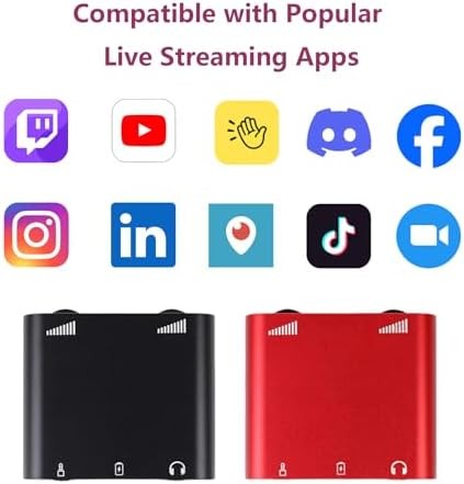 Lightning & Type-C Live Streaming Microphone Adapter with Charging Port – Mic Ad