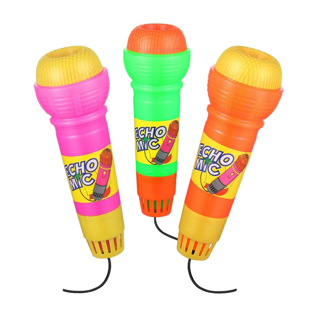 3PCS plastic microphone Echo Microphone Toys Plastic Microphone Novelty Toys