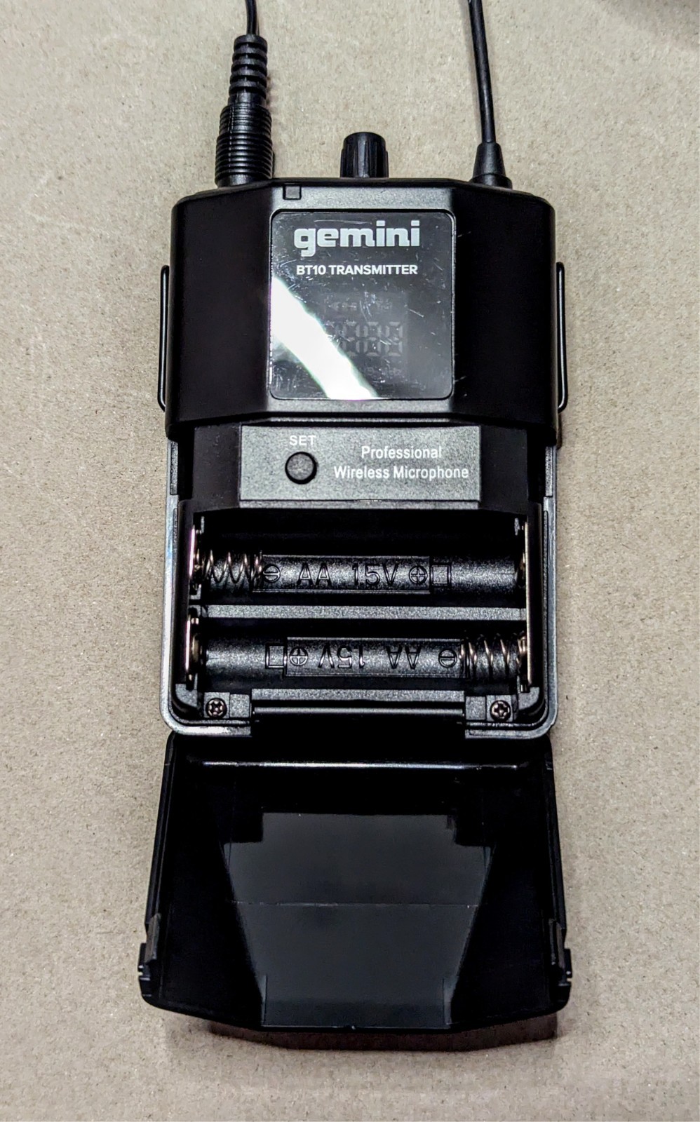 Gemini UHF Wireless Microphone System – Dual Lavalier & Headset Mics with Bodypa