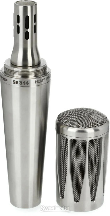 Earthworks SR314 Cardioid Condenser Handheld Vocal Microphone – Stainless Steel