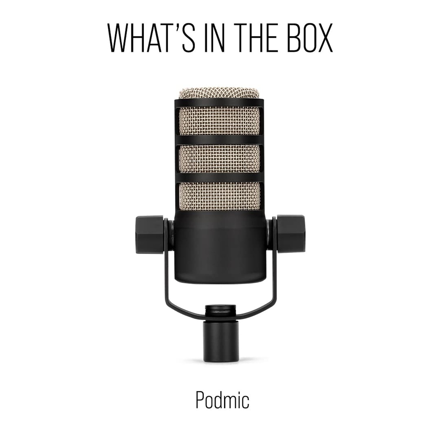 RØDE PodMic Cardioid Dynamic Broadcast Microphone with Integrated Swing Mount…