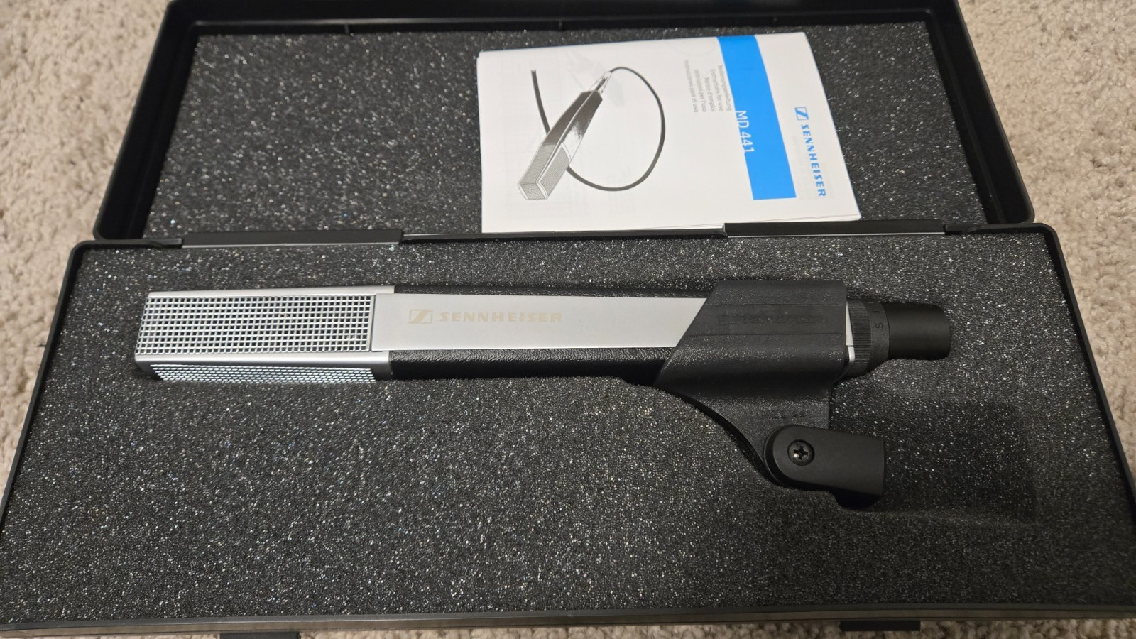 Sennheiser MD 441-U Dynamic Cardioid Microphone Tested Working