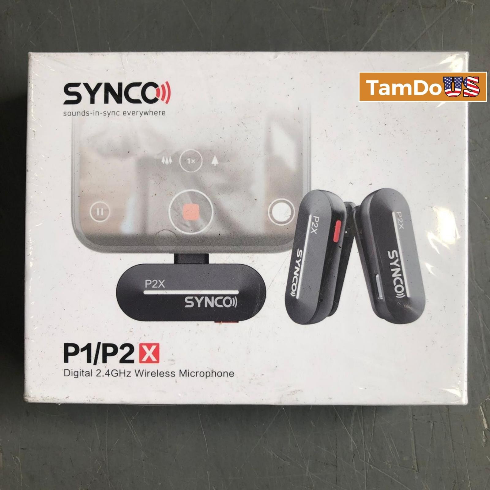 SYNCO P2XL P1/P2X Digital 2.4GHz Wireless Lavalier Microphone For iPhone