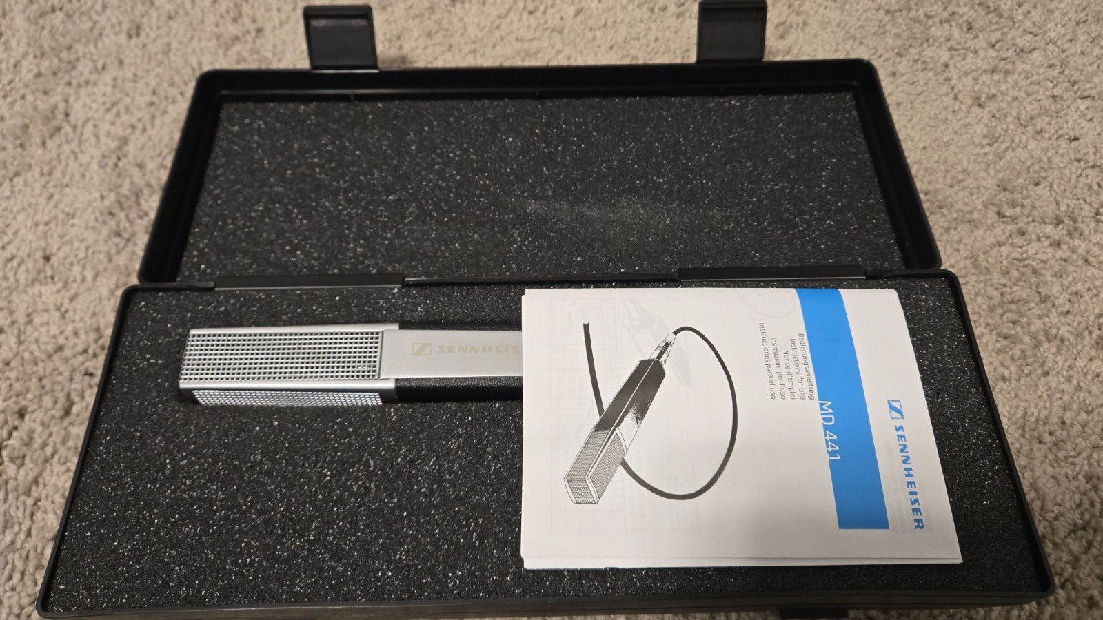 Sennheiser MD 441-U Dynamic Cardioid Microphone Tested Working