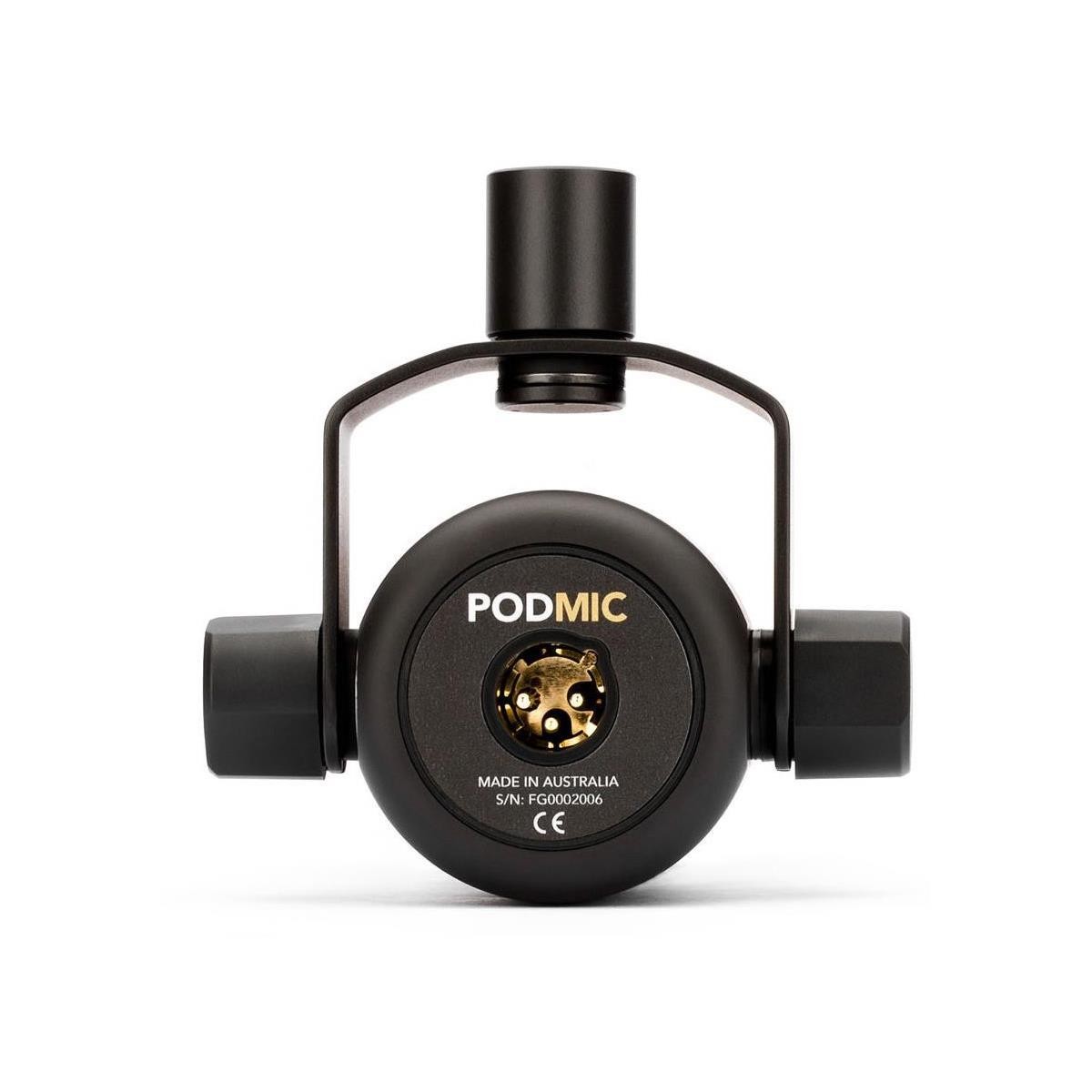 Rode 2x PodMic Dynamic Podcasting Microphone w/Broadcast Arm, Headphones, Cable