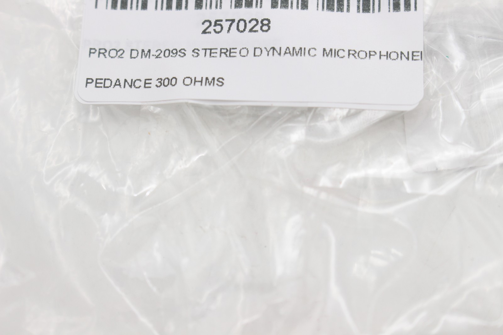 Pro.2 Microphone Stereo Unidirectional Professiona Dynamic Vintage Retro DM209S