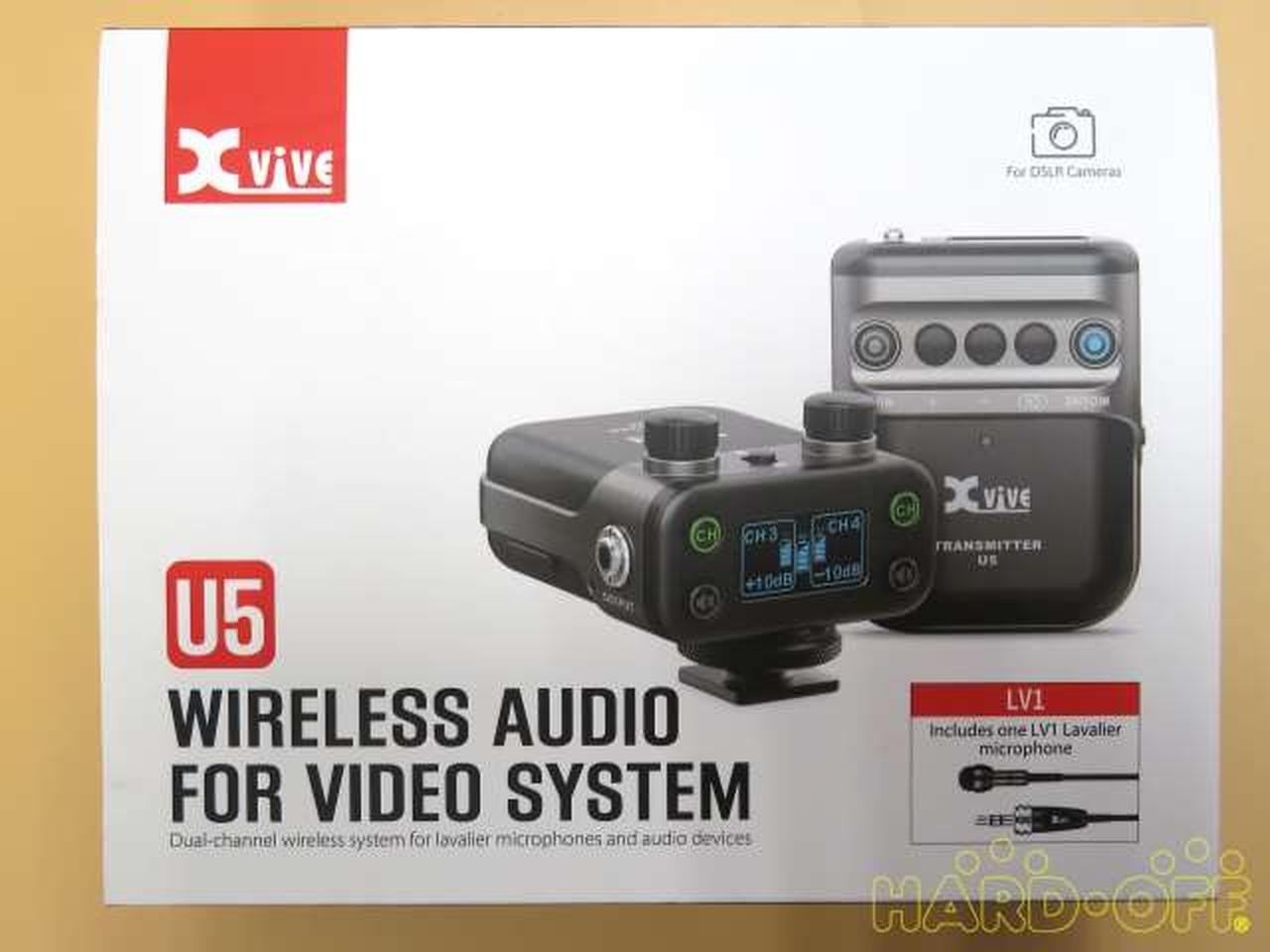 XVIVE U5 Wireless Lavalier Microphone System for DSLR Video Recording Used