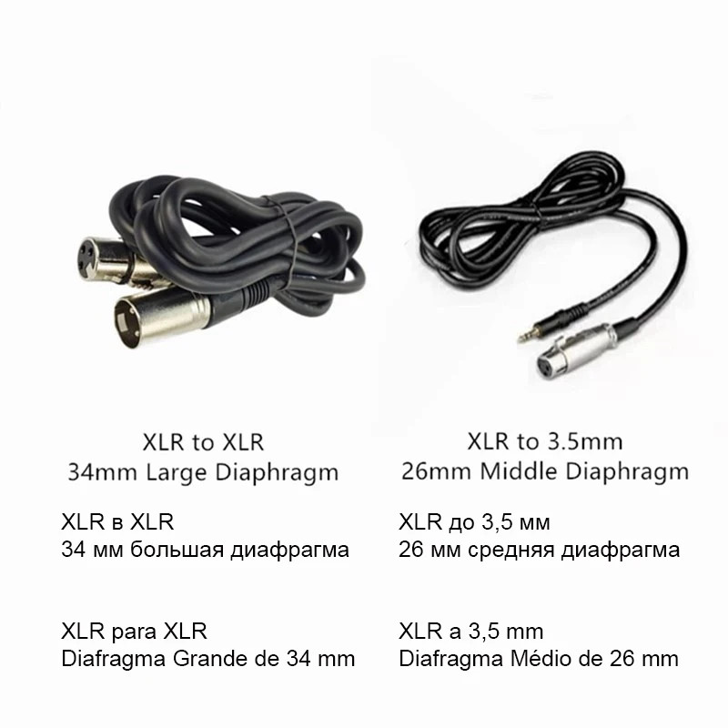 Professional Condenser Microphone Studio for PC Laptop Computer Mic Karaoke Sing