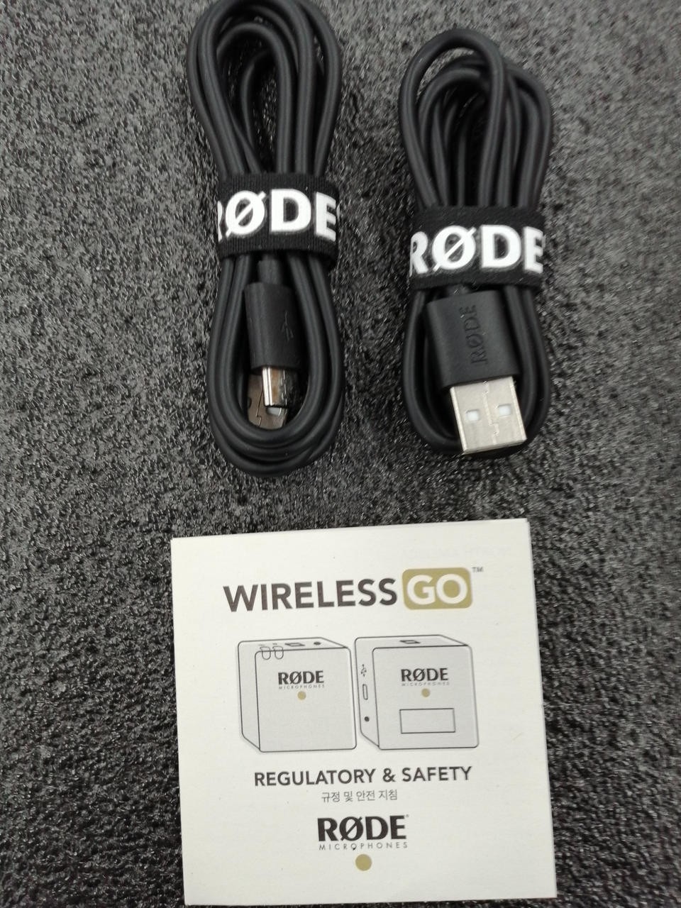 RODE Wireless GO Compact Wireless Microphone System Battery Powered Used