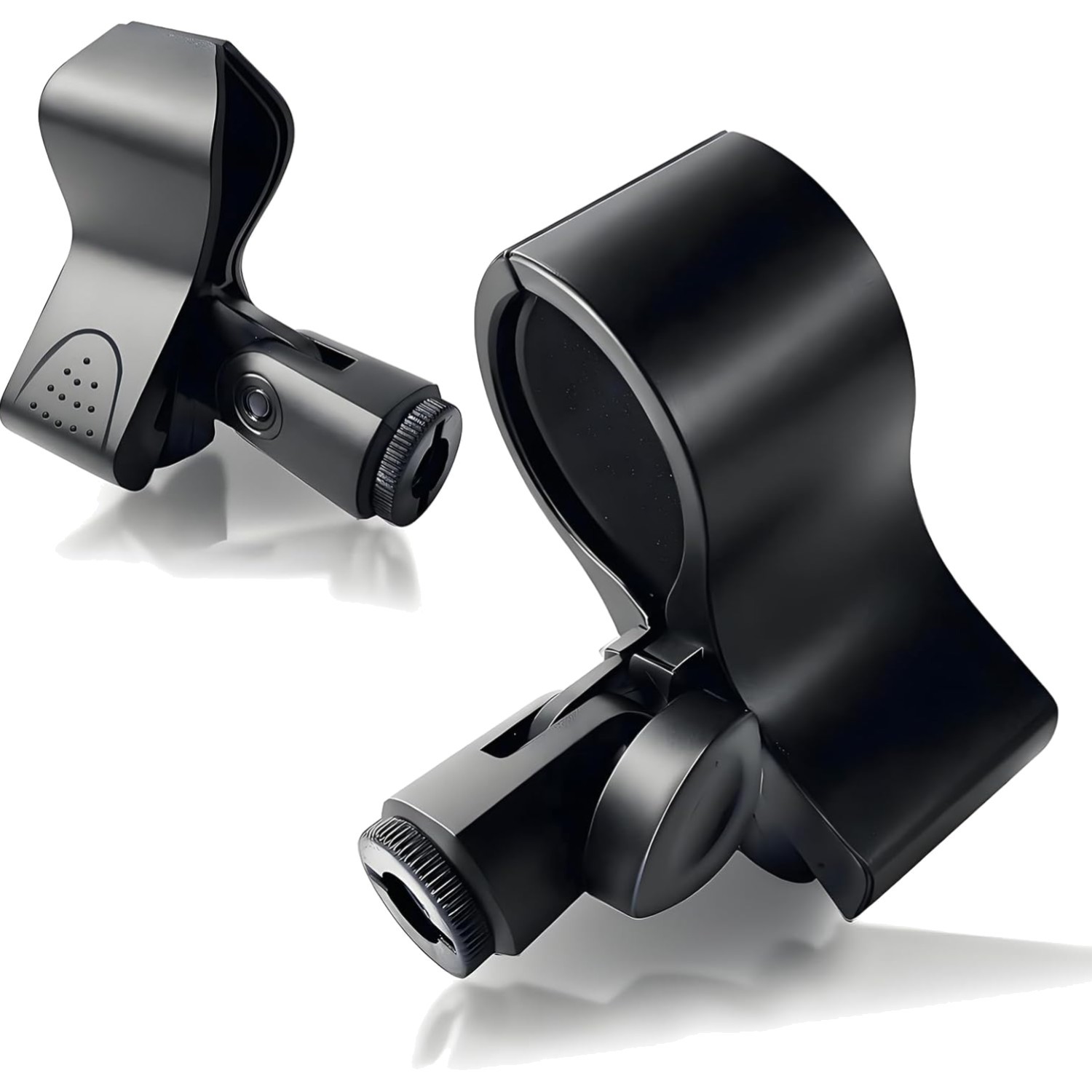 Microphone Clips 2 Pack Adjustable Durable Plastic Mic Holders