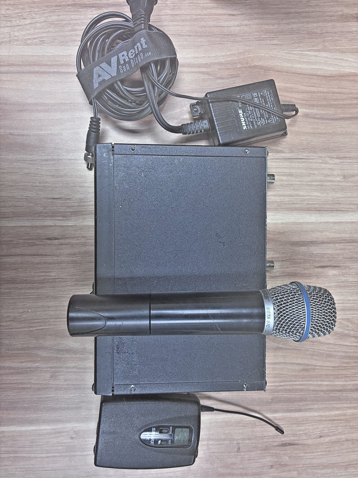 SHURE ULXP4/ULX1-J1/BETA87C MIC/