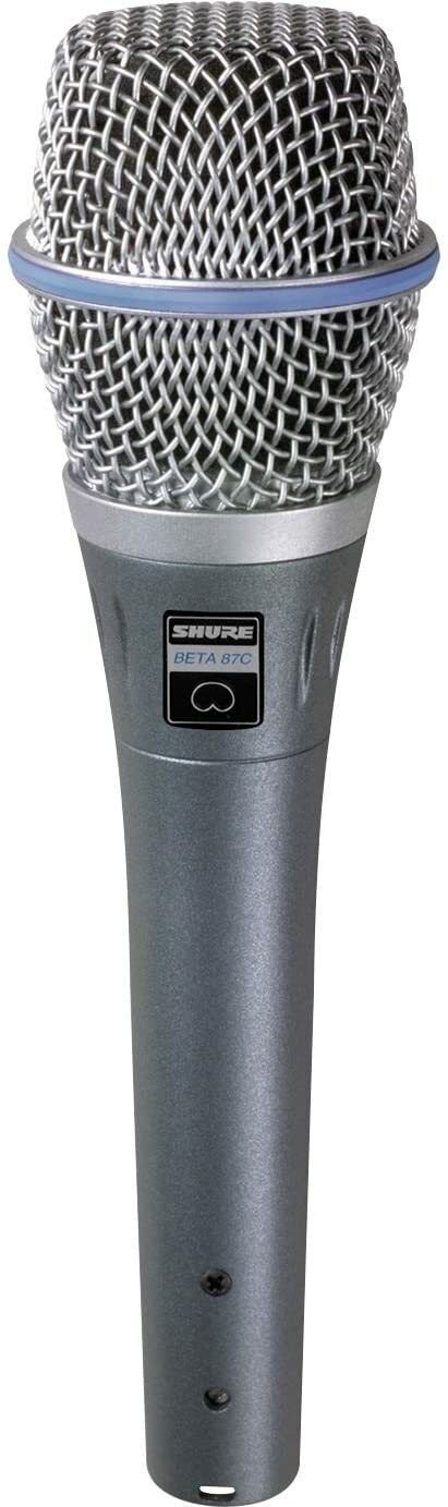 Shure Beta 87-C Vocal Condenser Mic with Cable + Stand Bundle FREE SHIPPING