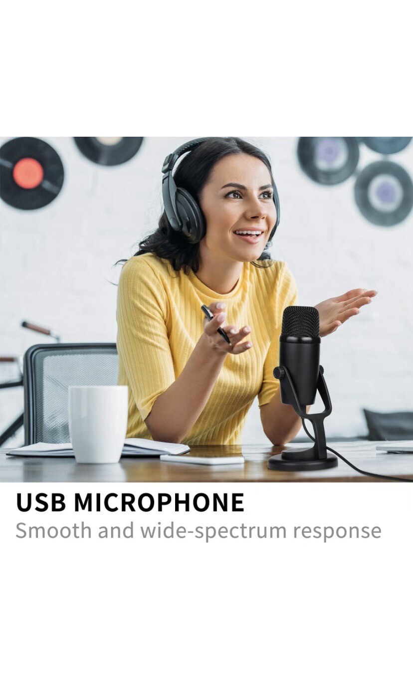 Boya BY-PM500 Type C USB Microphone Cardioid Condenser Studio Mic for Smartphone