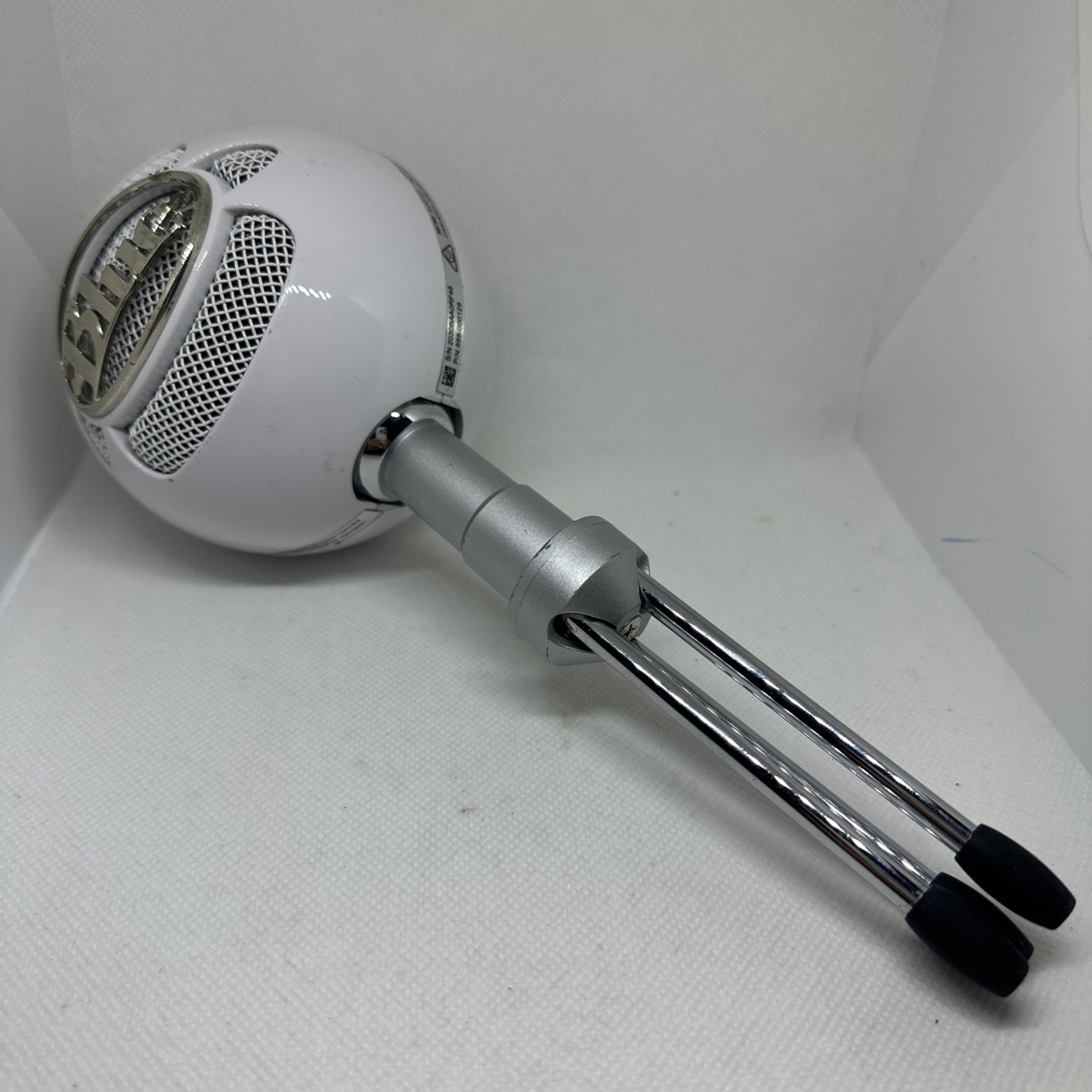 Blue Snowball Ice USB Microphone White for Recording & Streaming – USB NOT Incl.