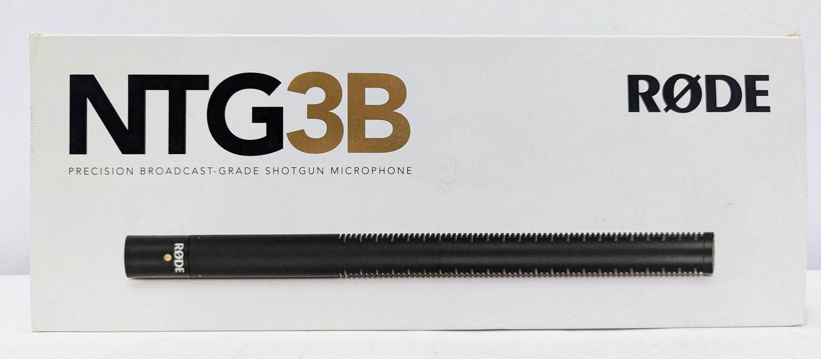 Rode NTG3B Precision Broadcast-Grade Supercardioid Shotgun Microphone – Black