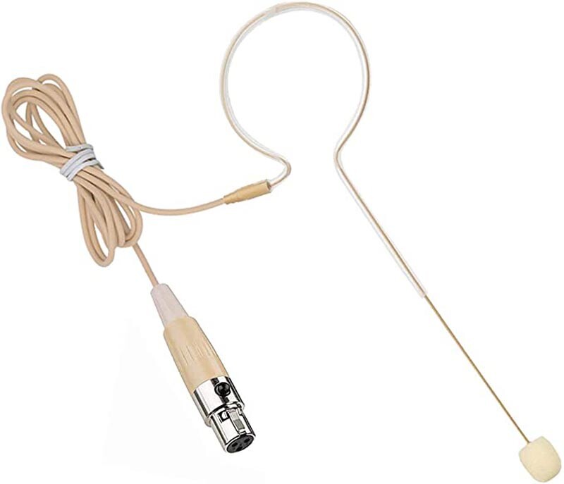 Condenser single headset microphone For AKG Samson Wireless Mini XLR 3 Pins