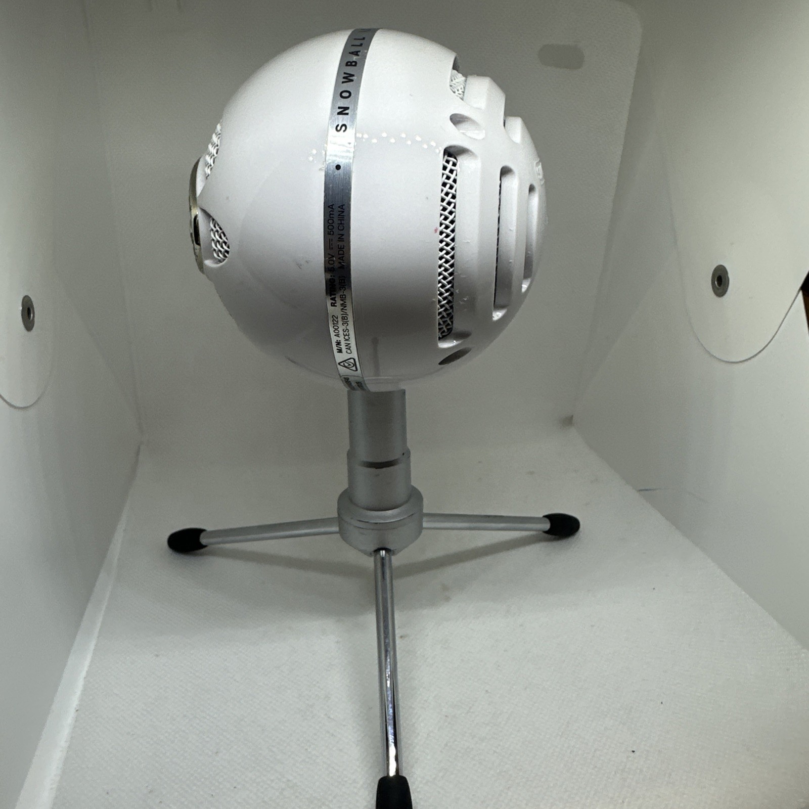 Blue Snowball Ice USB Microphone White for Recording & Streaming – USB NOT Incl.