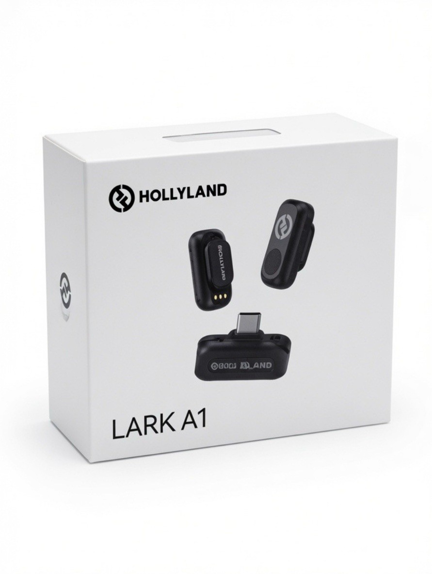 Hollyland LARK A1 Wireless Lavalier Mic Duo Dual Channel USB-C