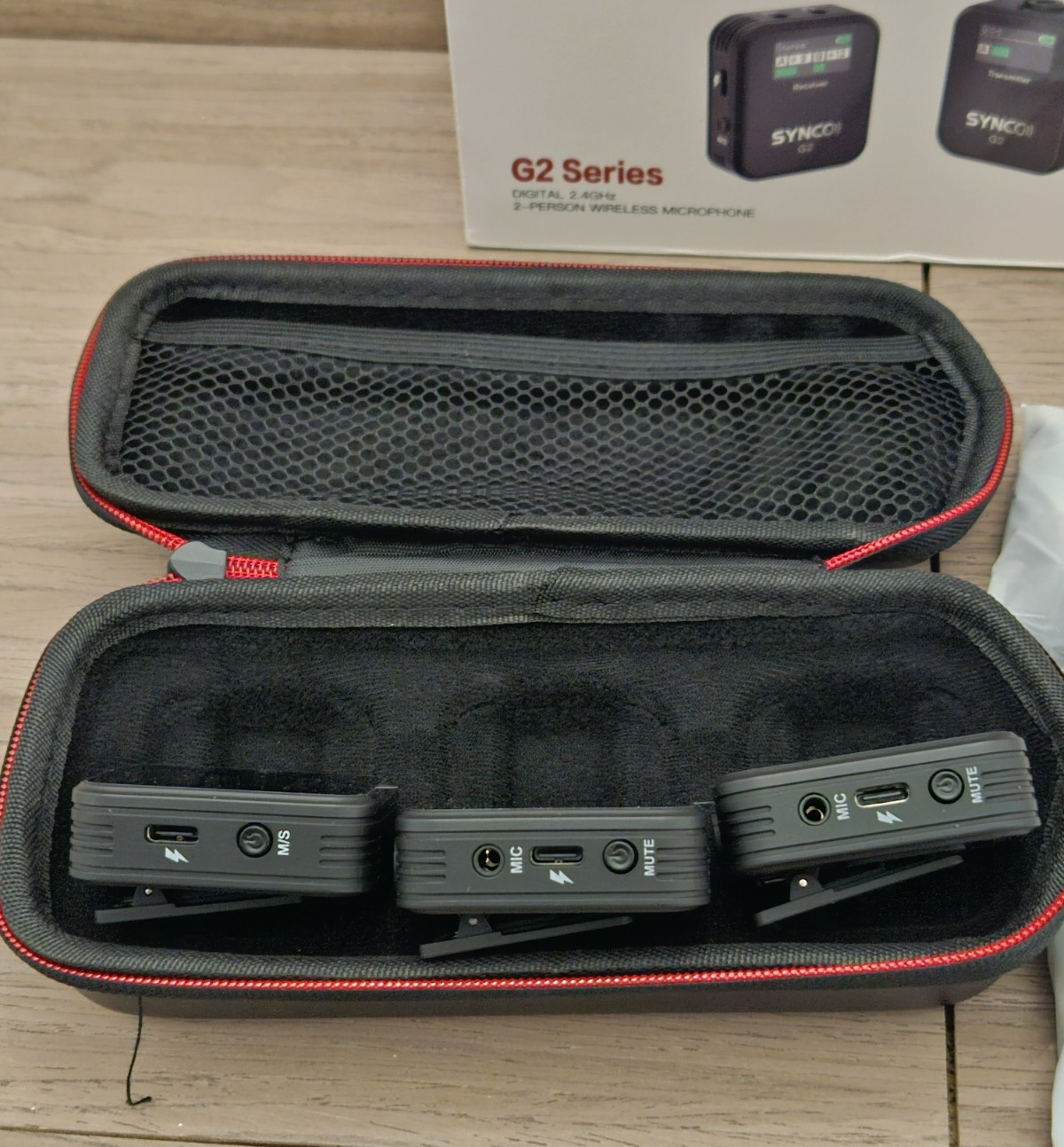 SYNCO Wireless Lavalier Microphone G2(A2) 2.4GHz Dual Transmitter 656ft – NEW