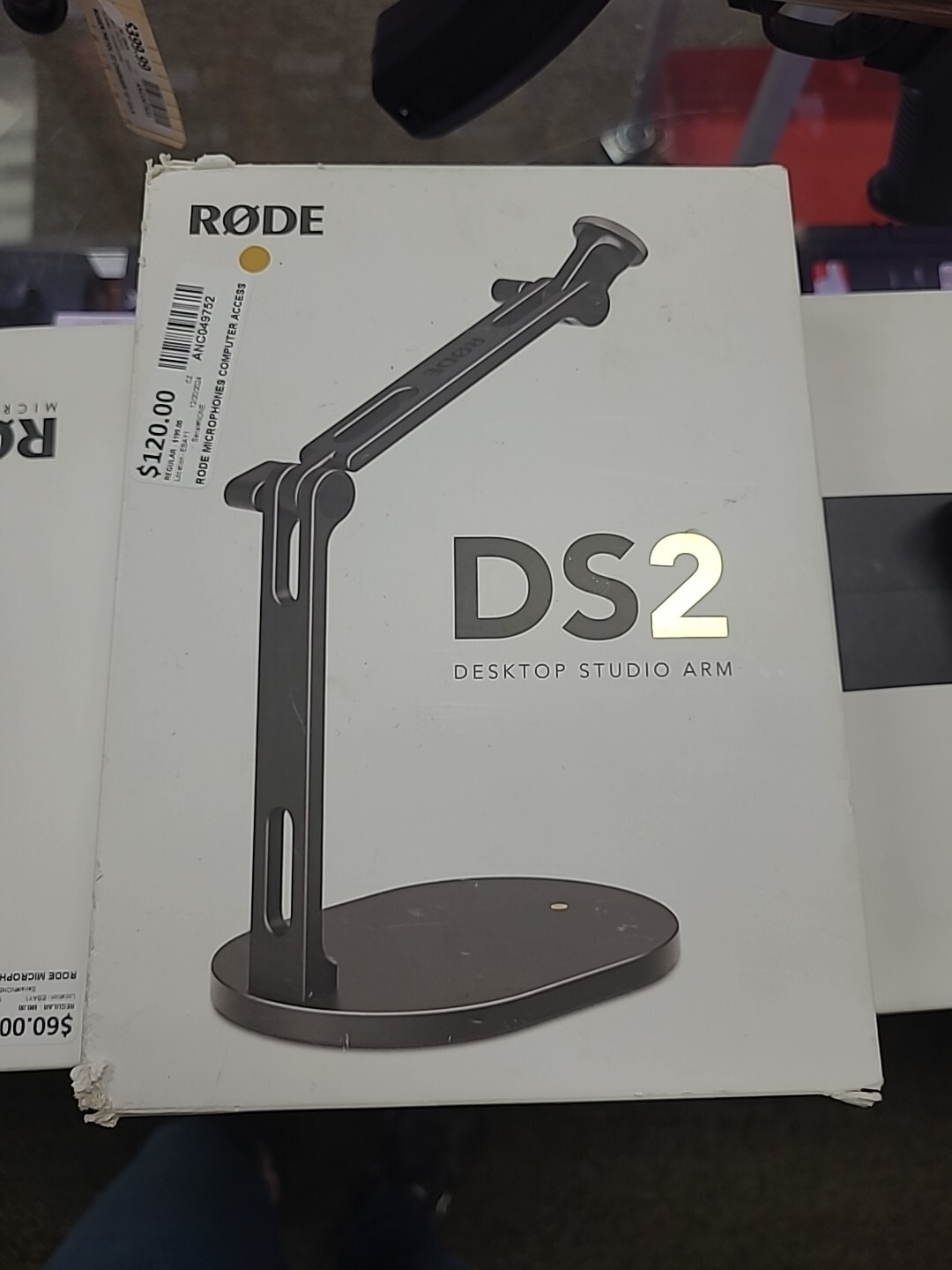 RODE DS2 Desktop Studio Arm for Microphones, Cameras, Smartphones, and Lights