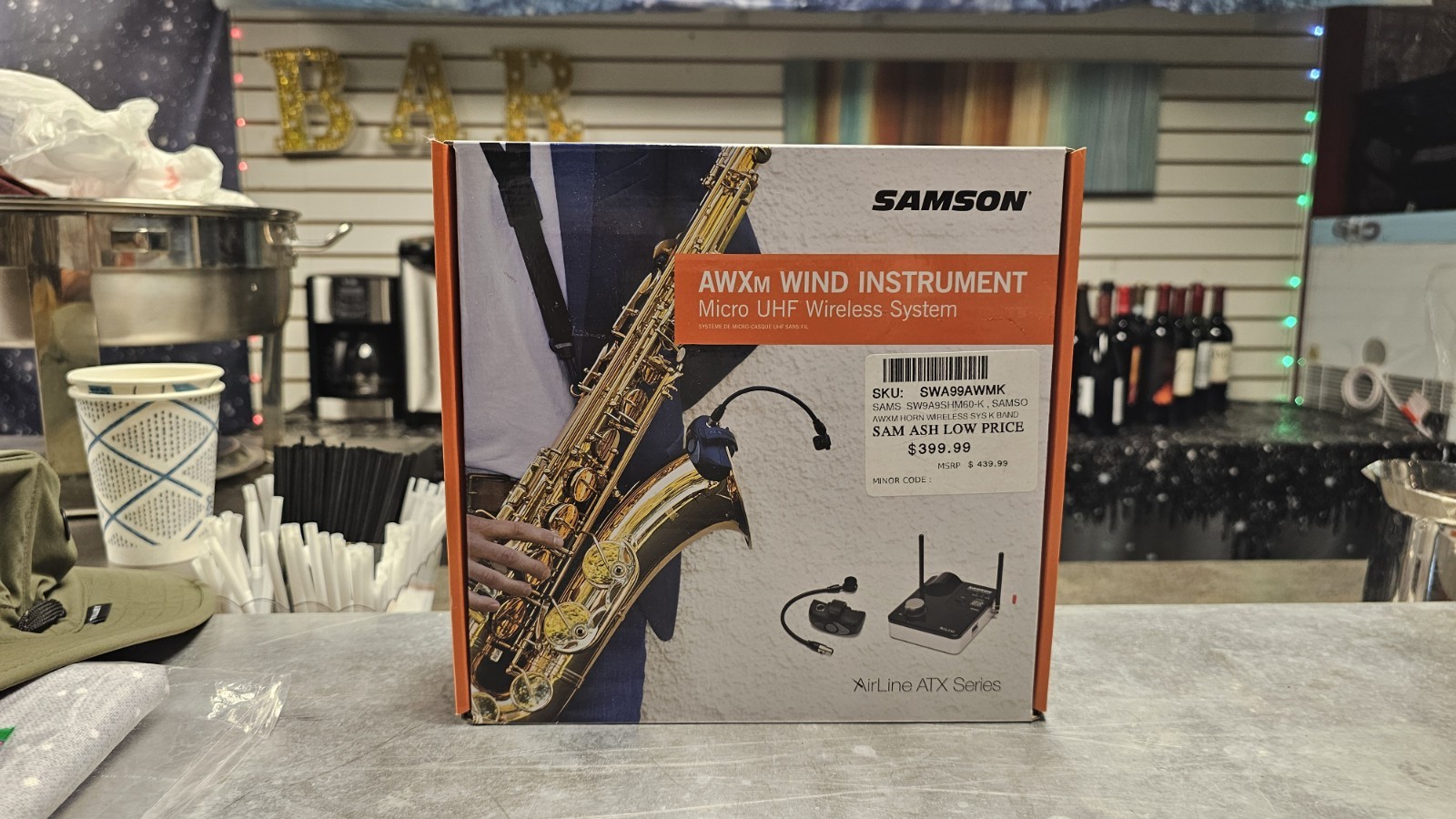 Samson SWA99AWMK AirLine AWXm Micro UHF Wind Instrument Wireless System NEW